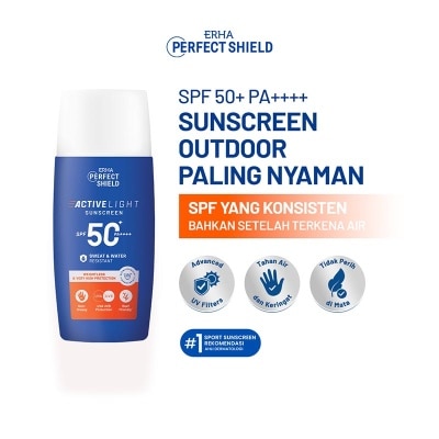ERHA Perfect Shield Active Light Sunscreen SPF 50+ PA++++ 50g