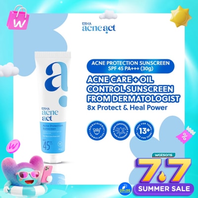 ERHA - AcneAct Acne Protection Sunscreen SPF 45 PA+++ 30g