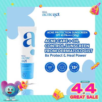 ERHA - AcneAct Acne Protection Sunscreen SPF 45 PA+++ 30g