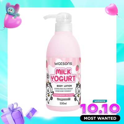 WATSONS COLLECTION Usagyuuun Milk Yogurt Body Lotion Strawberry Extract 530ml image