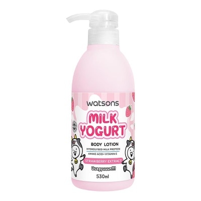 WATSONS Usagyuuun Milk Yogurt Body Lotion Strawberry Extract 530ml