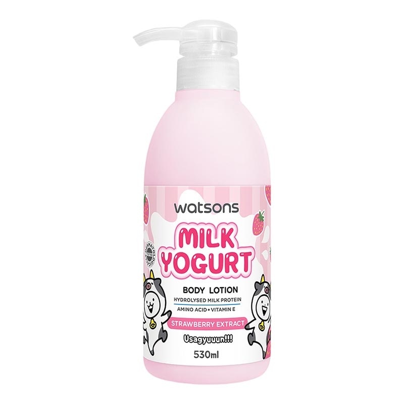 Usagyuuun Milk Yogurt Body Lotion Strawberry Extract 530ml