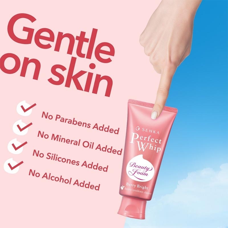 [Buy 1 Get 1] Perfect Whip Beauty Foam Berry Bright 100g