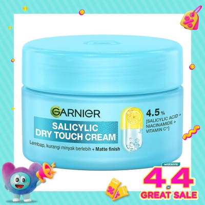GARNIER - Salicylic Dry Touch Cream 30ml