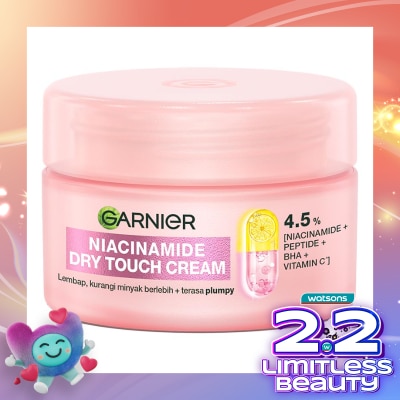 GARNIER Niacinamide Dry Touch Cream 30ml