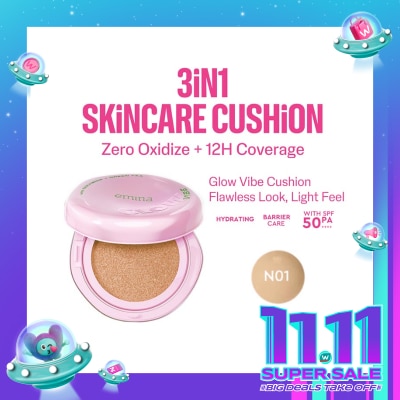 EMINA Glow Vibe Cushion N01 Beam 13g