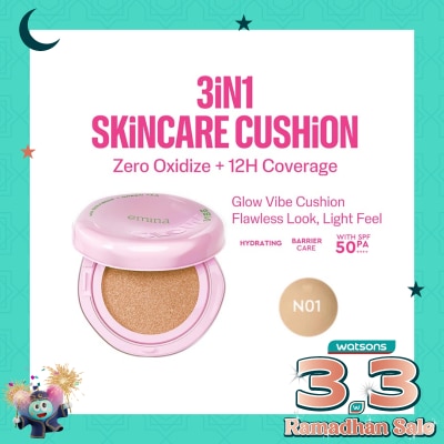 EMINA Glow Vibe Cushion N01 Beam 13g