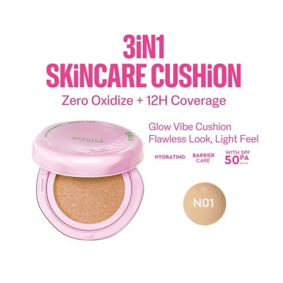 EMINA Glow Vibe Cushion N01 Beam 13g