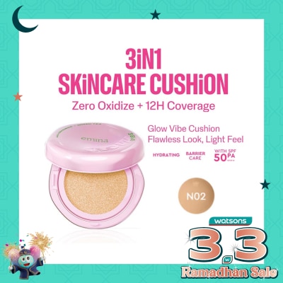 EMINA Glow Vibe Cushion N02 Amber 13g