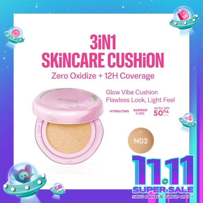 EMINA Glow Vibe Cushion N02 Amber 13g