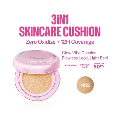 EMINA Glow Vibe Cushion N02 Amber 13g
