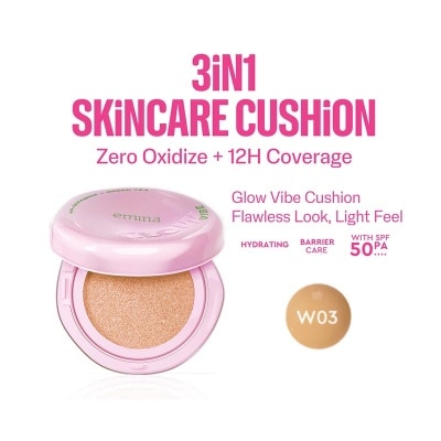 EMINA Glow Vibe Cushion W03 Maple 13g