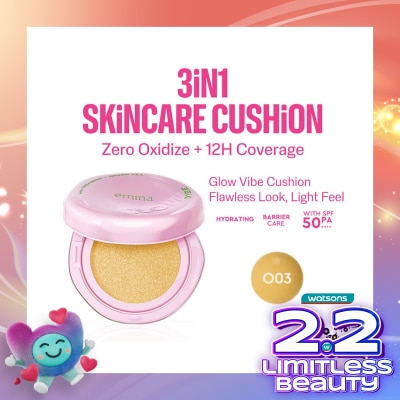 EMINA Glow Vibe Cushion O03 Chai 13g