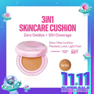 EMINA Glow Vibe Cushion W04 Dune 13g