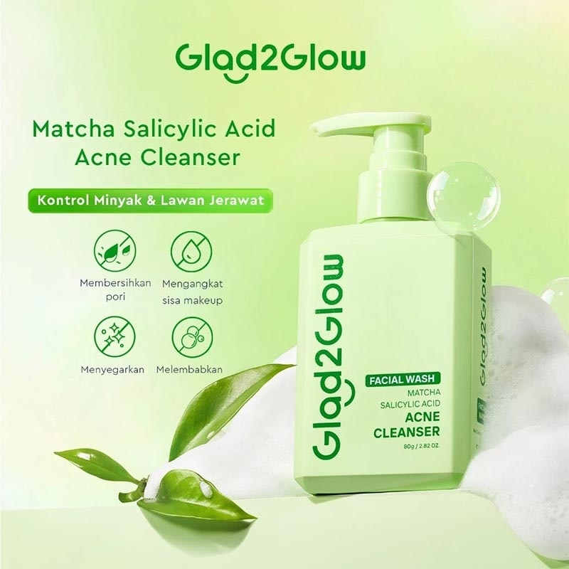 Matcha Salicylic Acid Acne Cleanser 80ml