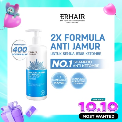 ERHA Scalperfect Piroctone Olamine & Climbazole Anti Dandruff Shampoo 370ml image