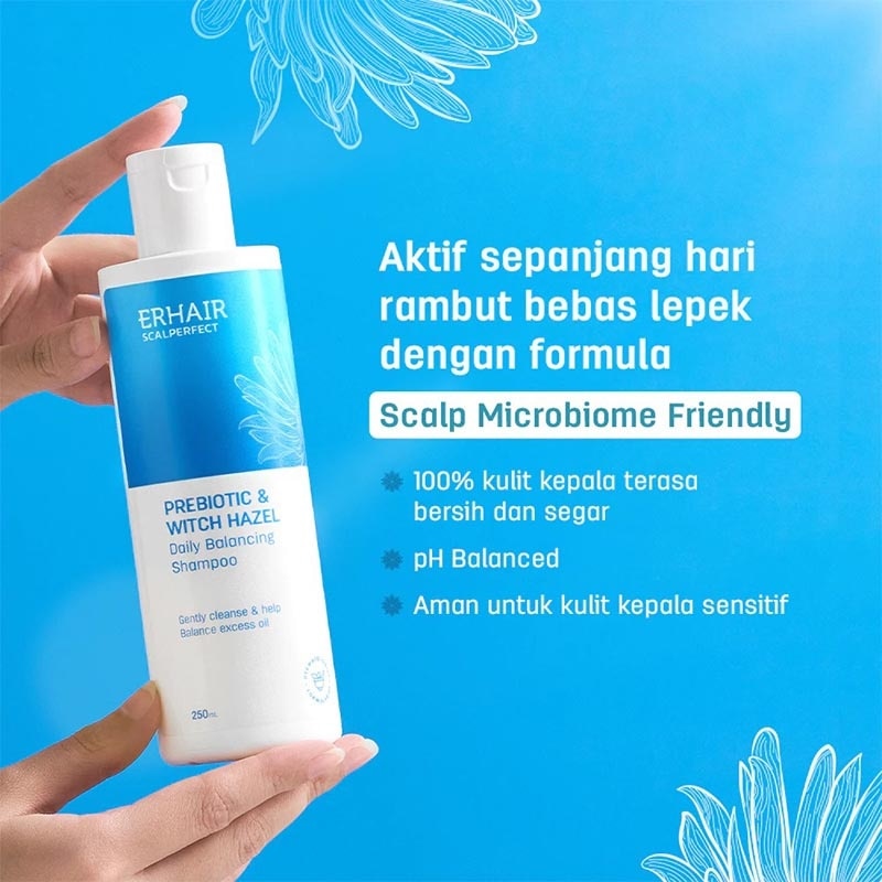 Scalperfect Prebiotics & Witch Hazel Extract Daily Balancing Shampoo 250ml