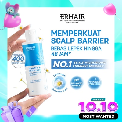 ERHA Scalperfect Prebiotics & Witch Hazel Extract Daily Balancing Shampoo 250ml image