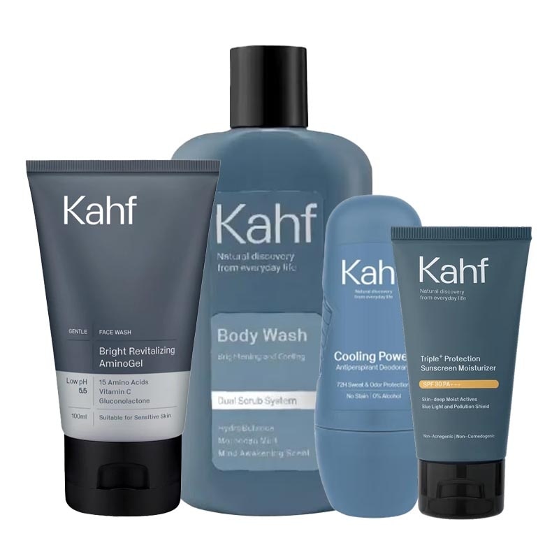 Decode Bundling Extra Glowing For Sensitive Skin - Untuk Kulit Sensitif Dan Kusam - Paket Skincare Dan Personal Care Pria