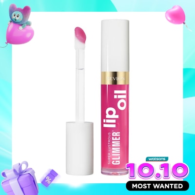 REVLON Super Lustrous Glimmer Lip Oil Gone Rose 3.8ml image