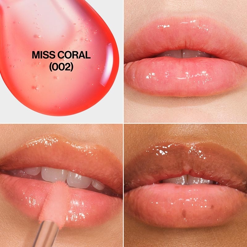 Super Lustrous Glimmer Lip Oil Miss Coral 3.8ml image