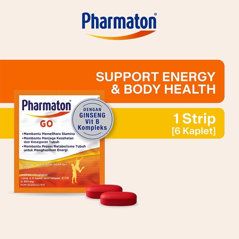 Pharmaton Go 6'S (Strip)