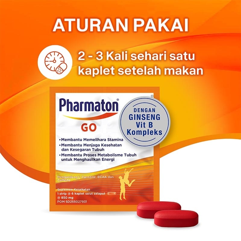 Pharmaton Go 6'S (Strip)