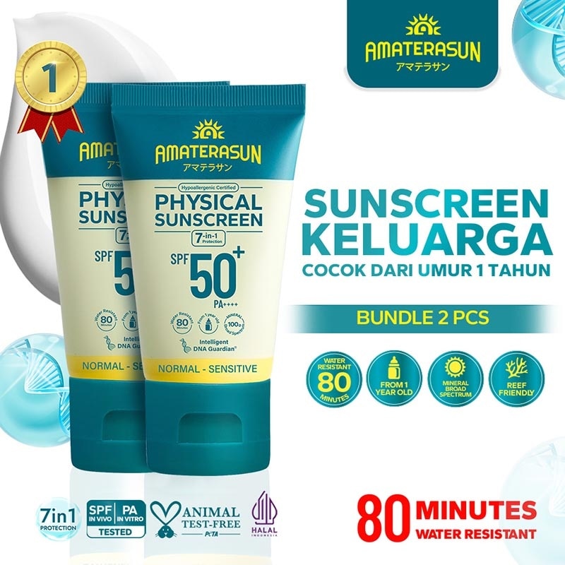 Twin Pack Physical Sunscreen SPF 50+ PA++++ 30g - Bundle