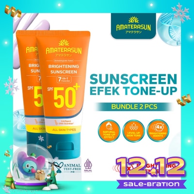 AMATERASUN Twin Pack Brightening Sunscreen SPF 50 PA++++ 40g - Bundle