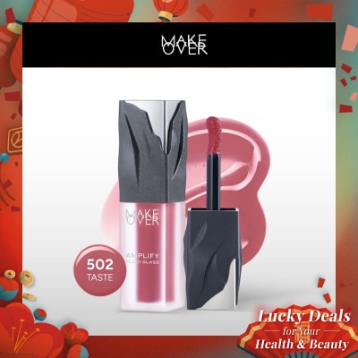 MAKE OVER Amplify Fluid Glass Lip Gloss 502 Taste 3.8g