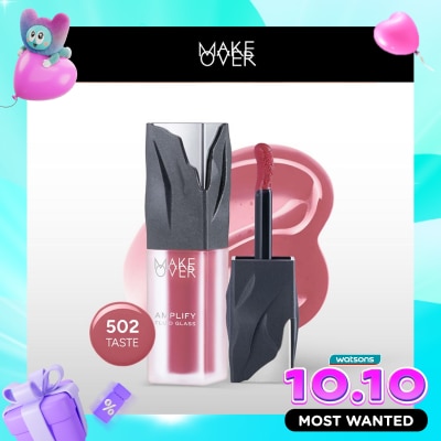 MAKE OVER Amplify Fluid Glass Lip Gloss 502 Taste 3.8g image