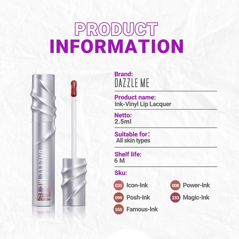 Ink-Vinyl Lip Lacquer 099 Posh-Ink 2.5 ml