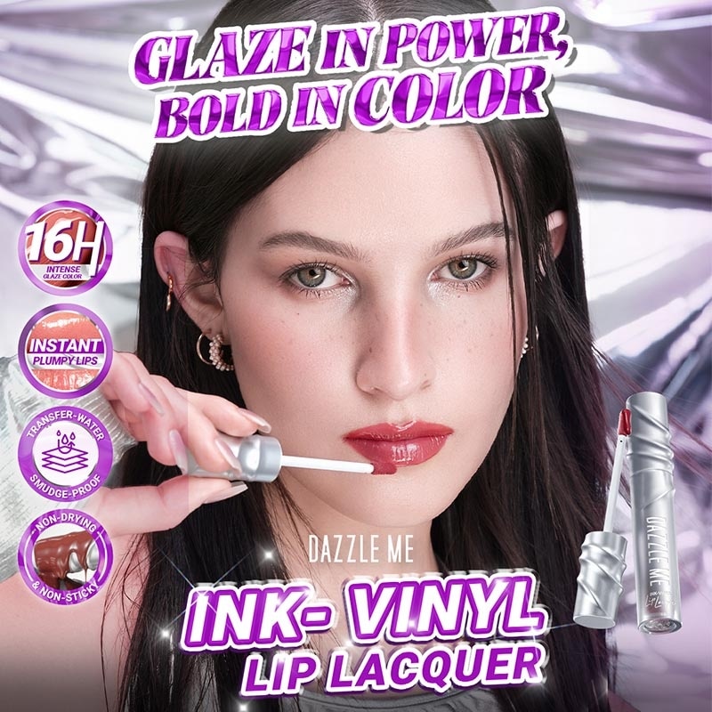 Ink-Vinyl Lip Lacquer 555 Famous-Ink 2.5 ml