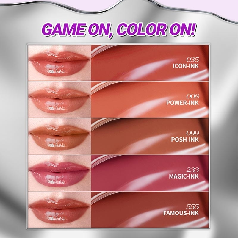 Ink-Vinyl Lip Lacquer 555 Famous-Ink 2.5 ml