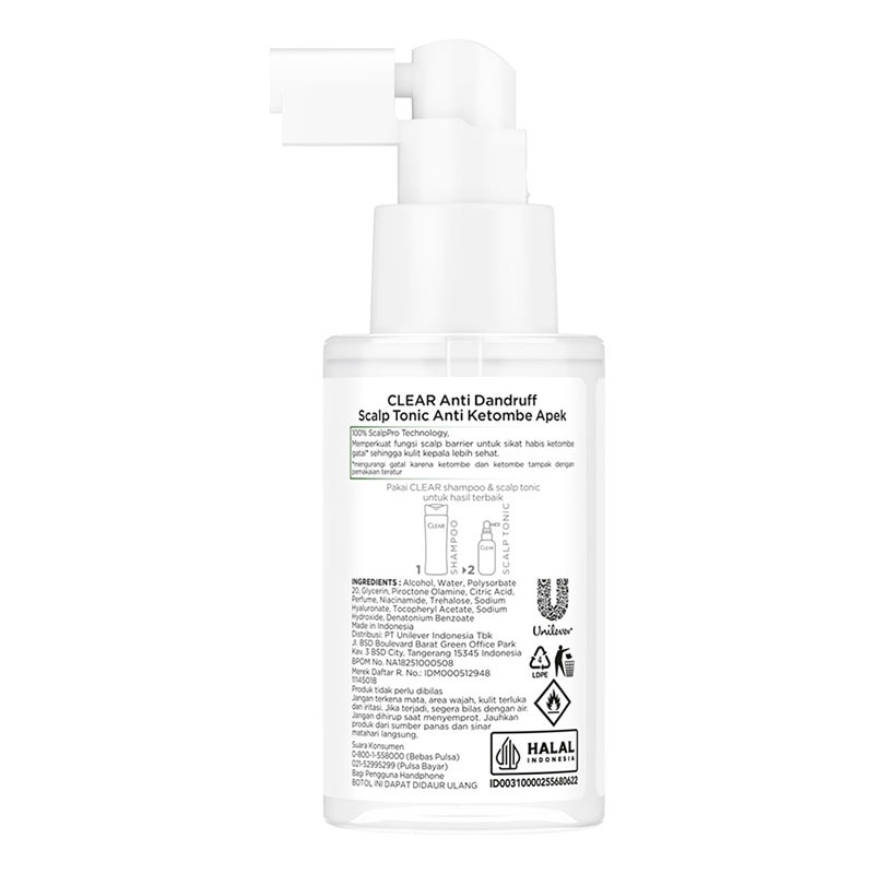 Anti Dandruff Scalp Tonic Anti Ketombe Apek 75ml