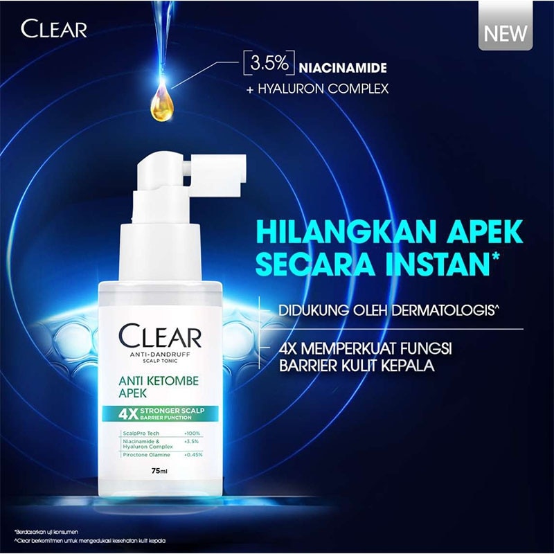 Anti Dandruff Scalp Tonic Anti Ketombe Apek 75ml