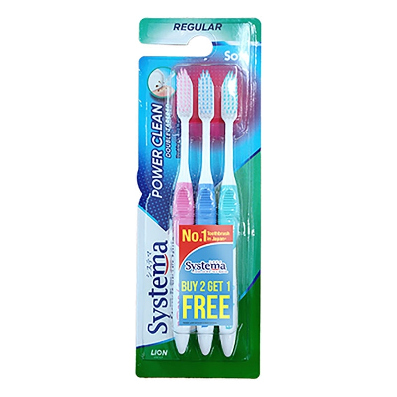 Sikat Gigi Power Clean Reguler Head 3'S