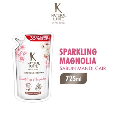 K NATURAL - Sabun Mandi Cair Sparkling Magnolia 725ml