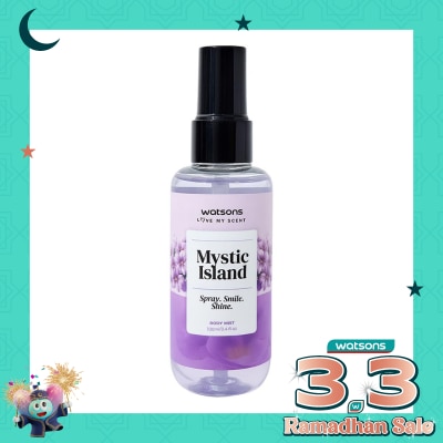 WATSONS Love My Scent Mystic Island Body Mist 100ml