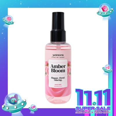 WATSONS Love My Scent Amber Bloom Body Mist 100ml