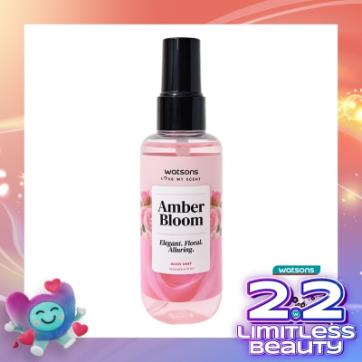 WATSONS Love My Scent Amber Bloom Body Mist 100ml