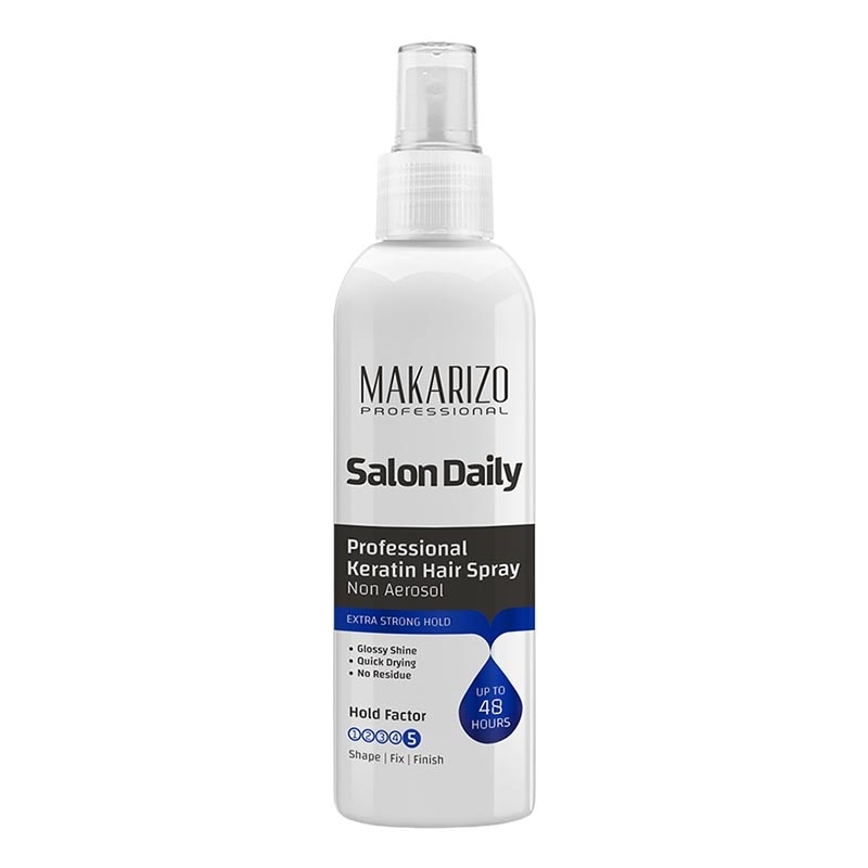 Salon Daily Professional Keratin Hair Spray Non Aerosol Extra Strong Hold 200ml image