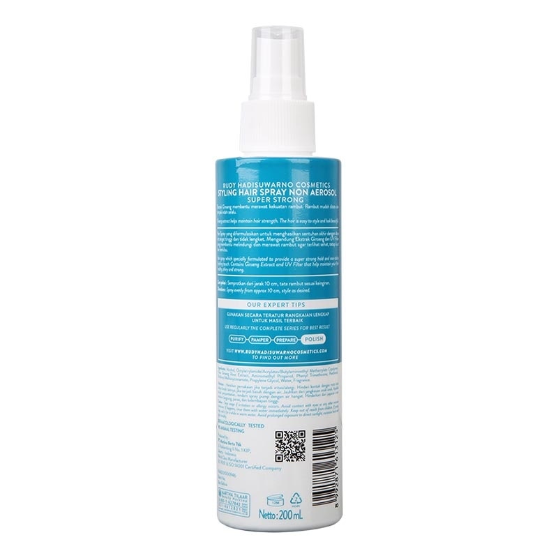 Hair Spray Non Aerosol Super Strong New 200ml