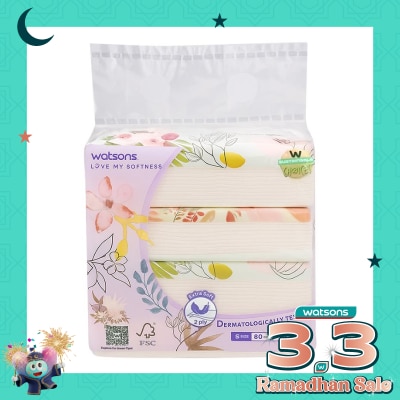 WATSONS Mini Soft Pack Tissue 4 X 80'S