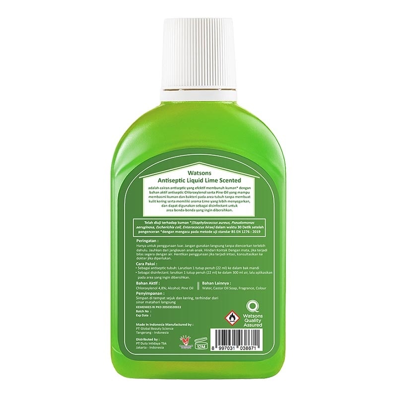 Antiseptic Liquid Lime Scented 250ml