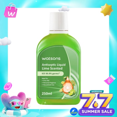 WATSONS COLLECTION - Antiseptic Liquid Lime Scented 250ml