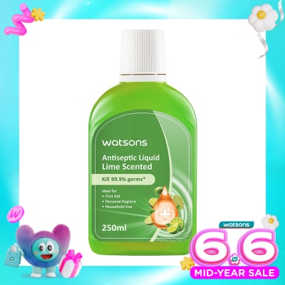 WATSONS - Antiseptic Liquid Lime Scented 250ml