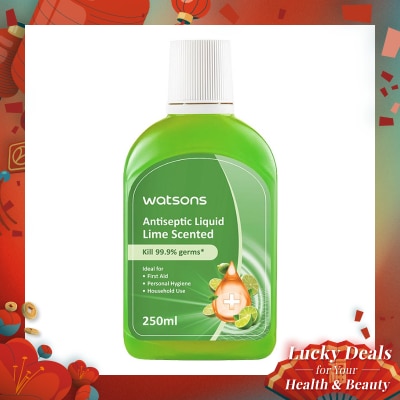 WATSONS Antiseptic Liquid Lime Scented 250ml