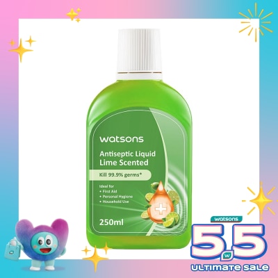 WATSONS - Antiseptic Liquid Lime Scented 250ml