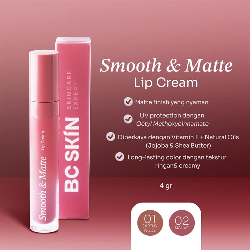Smooth & Matte Lip Cream 01 Earthy Nude 4g